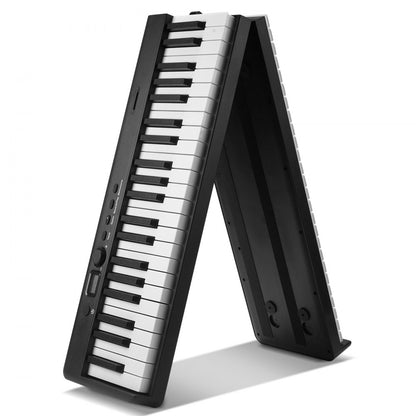 BX-20 - Ultra-Slim 88-Key Folding Piano with Bluetooth & MIDI, Black