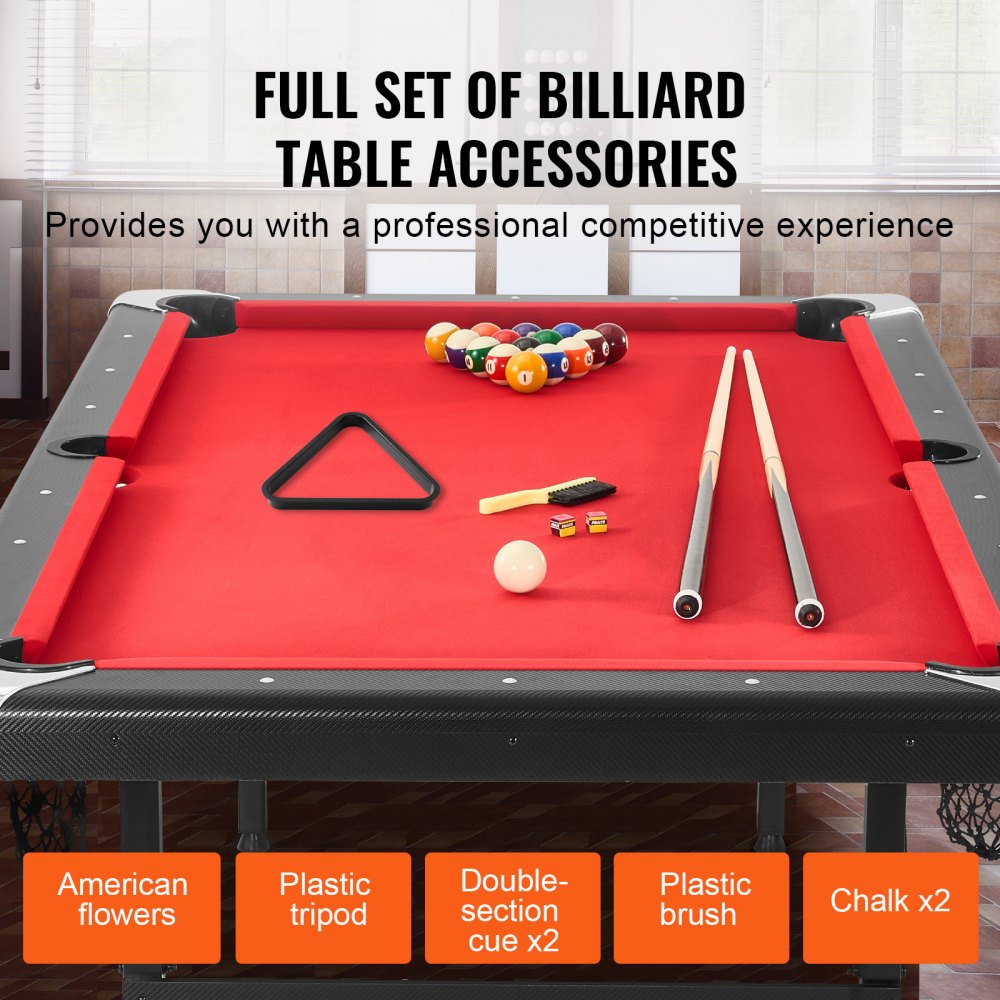 VP79 - 7 ft Portable Billiards Table for Family Fun