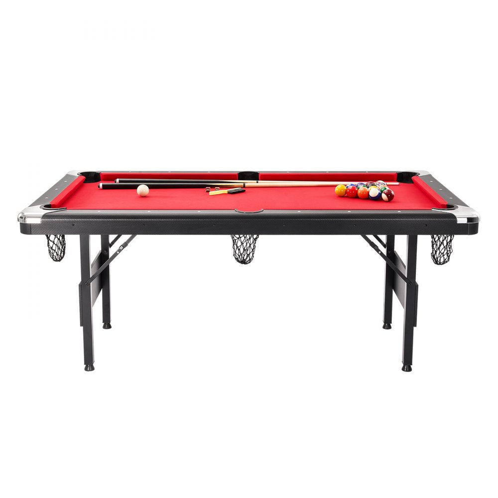 VP69 - Compact 6.3 ft VEVOR Billiards Table for Family Fun