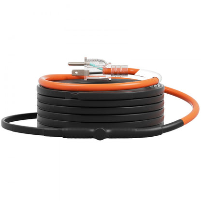 5MLTV1-40 - 40FT Self-Regulating Heating Cable with Thermostat, 5W/FT