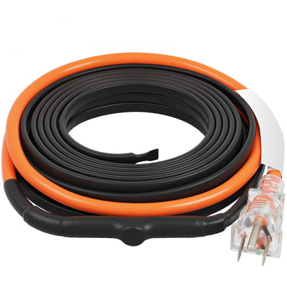 5MLTV1-15 - 15FT Self-Regulating Pipe Heating Cable for Winter Protection