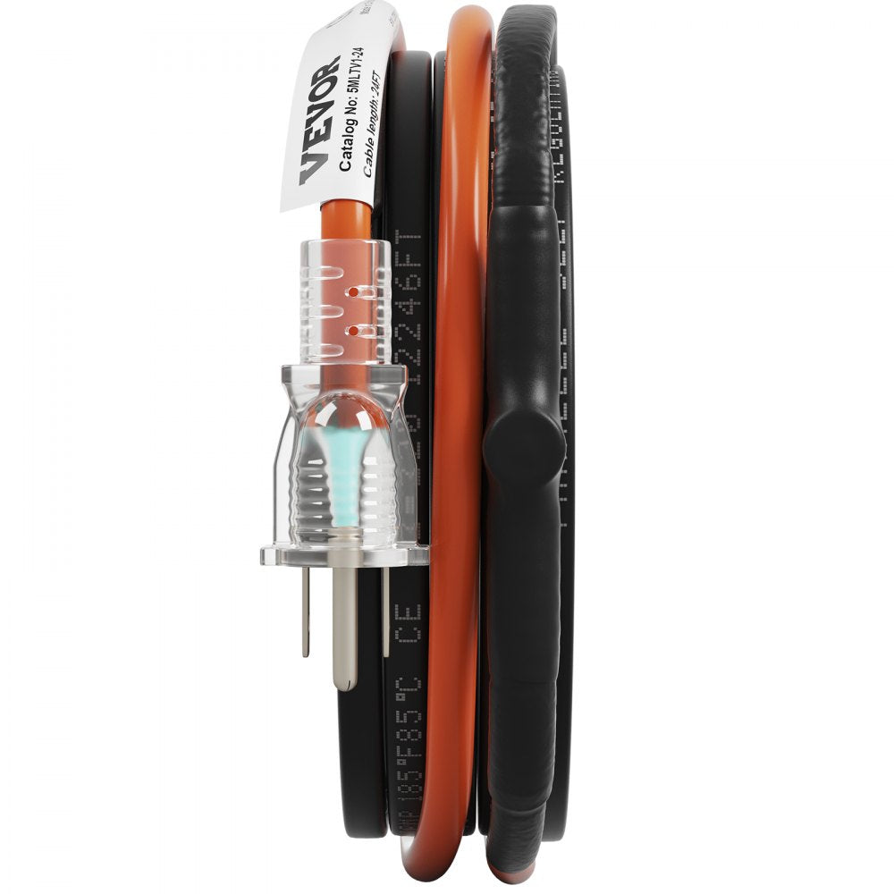 5MLTV1-24 - 24ft Self-Regulating Pipe Heating Cable for Freezing Protection