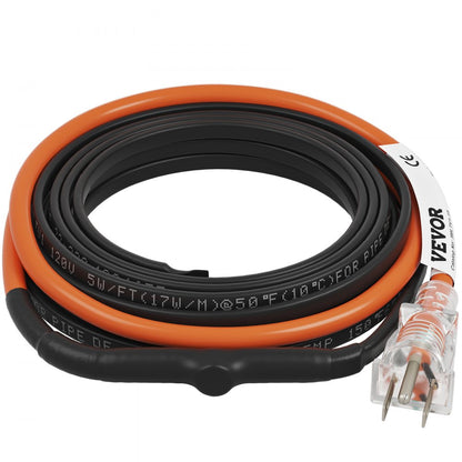 5MLTV1-18 - 18ft Self-Regulating Heating Cable for Pipes, 5W/ft