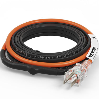 5MLTV1-18 - 18ft Self-Regulating Heating Cable for Pipes, 5W/ft