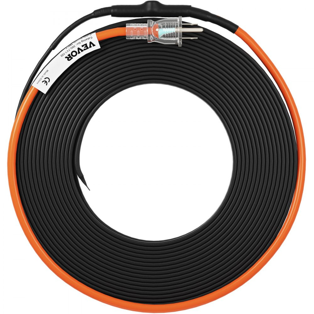 5MLTV1-100 - 100ft Self-Regulating Pipe Heating Cable for Freeze Protection