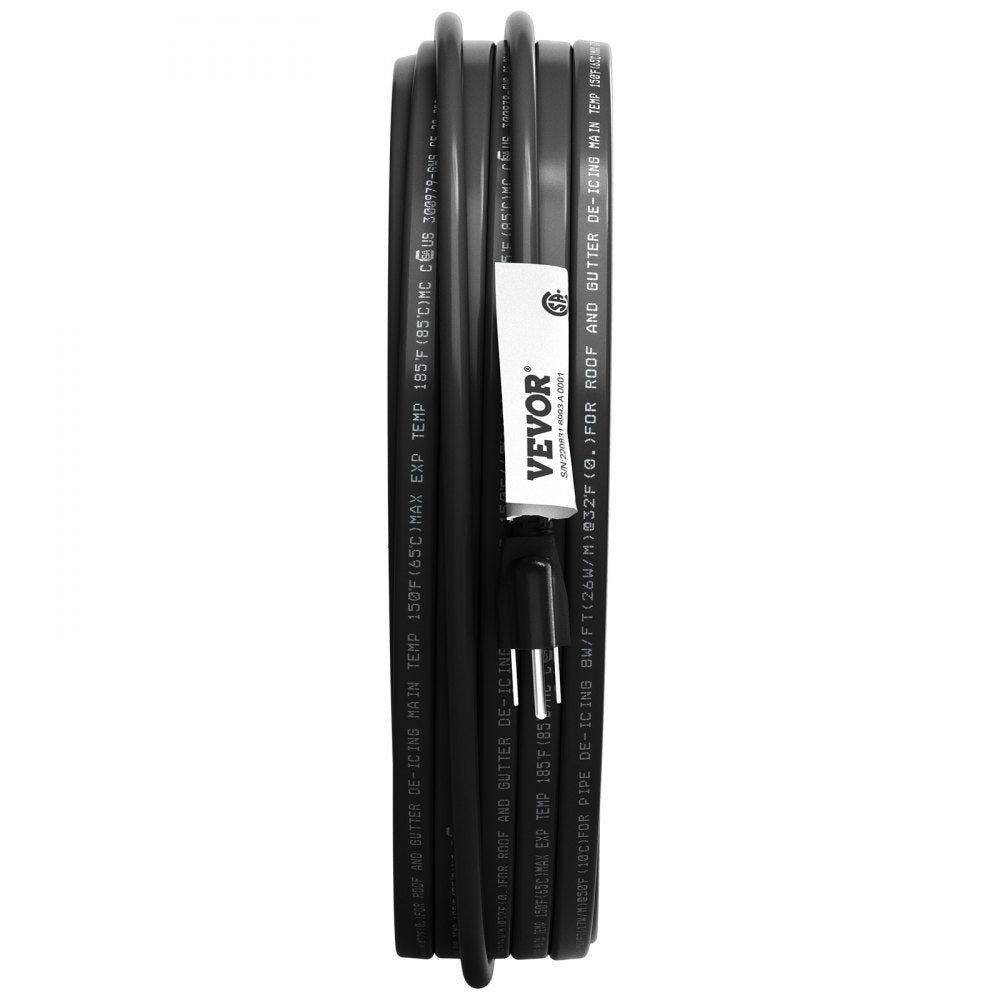 5LTV1-100 - 100ft Self-Regulating Pipe Heating Cable for Ice Prevention