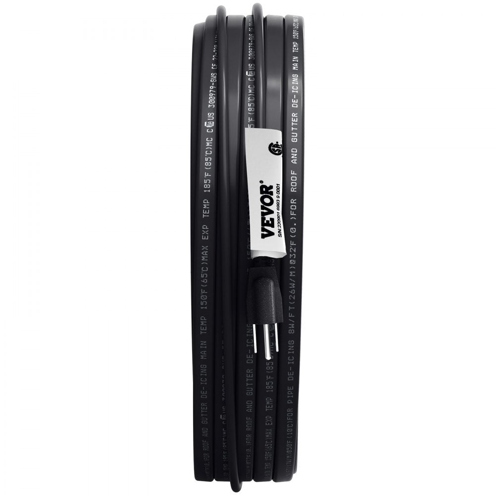 5LTV1-80 - 80 ft Self-Regulating Heating Cable for Winter Pipe Protection