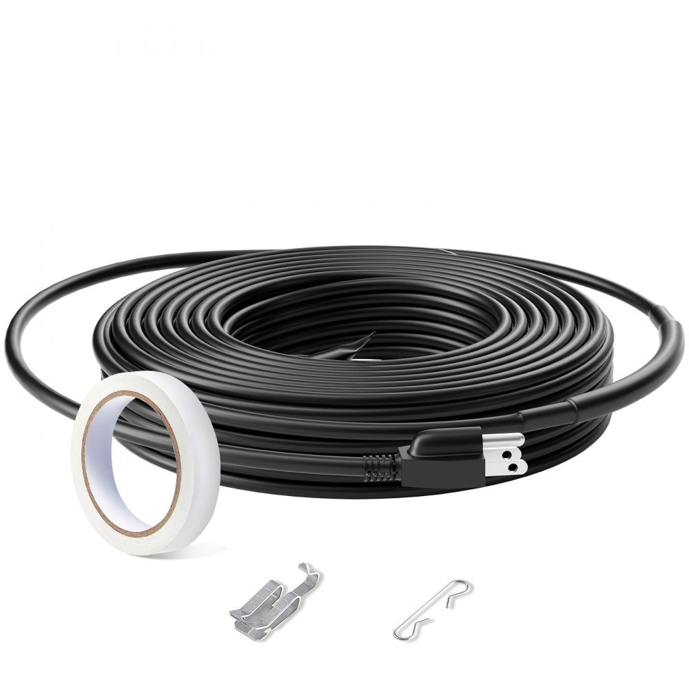 ETR series (5W/FT) - 30FT Self-Regulating Heating Cable for Roofs & Gutters
