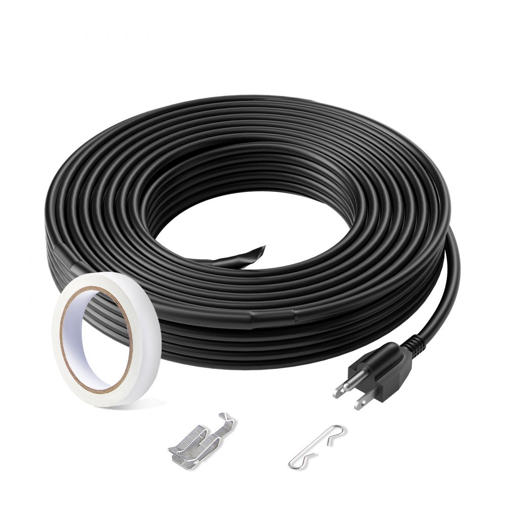 ETR series (5W/FT) - 30FT Self-Regulating Heating Cable for Roofs & Gutters