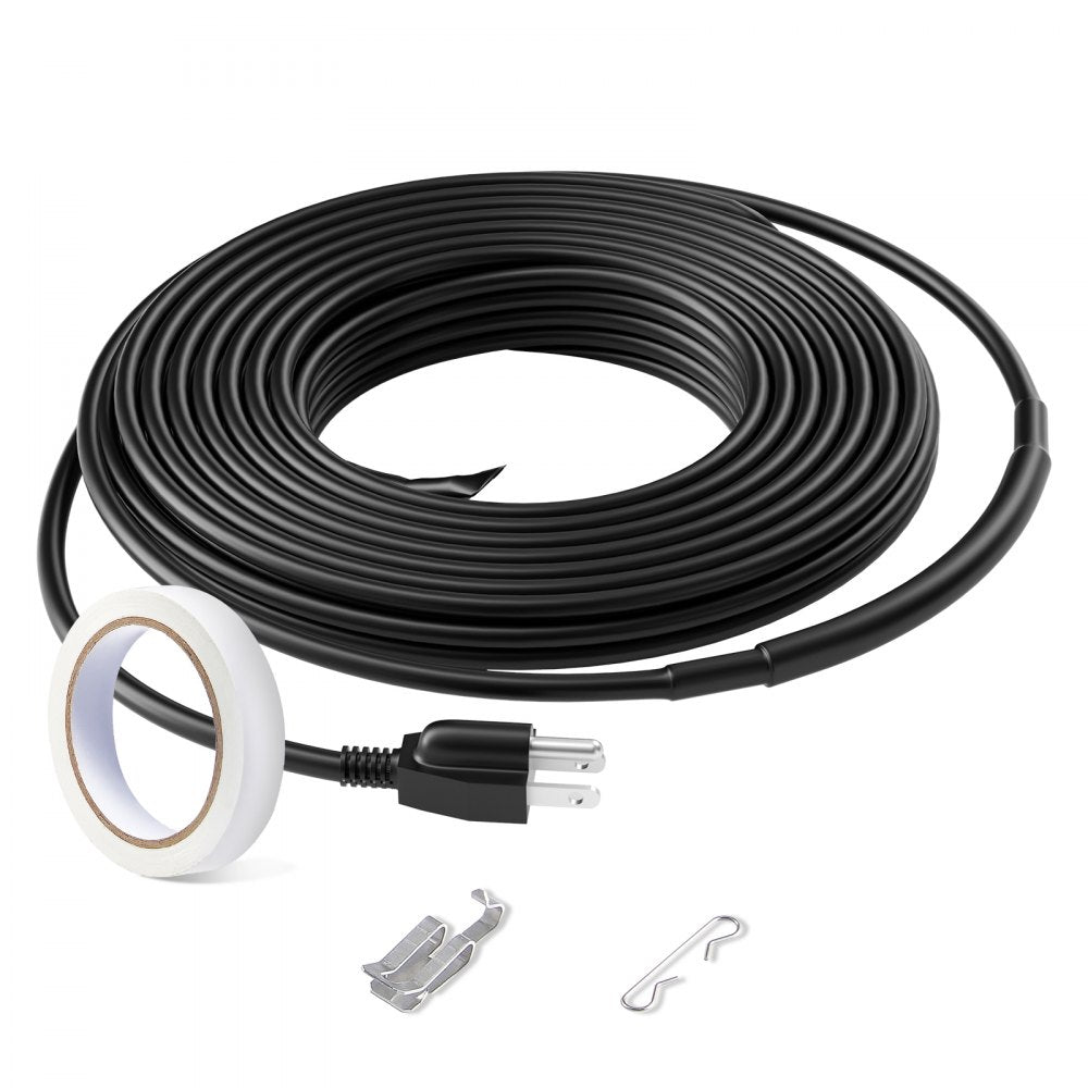 ETR series (5W/FT) - 12FT Self-Regulating Heating Cable for Winter Protection