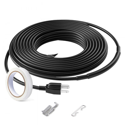ETR series (5W/FT) - 12FT Self-Regulating Heating Cable for Winter Protection