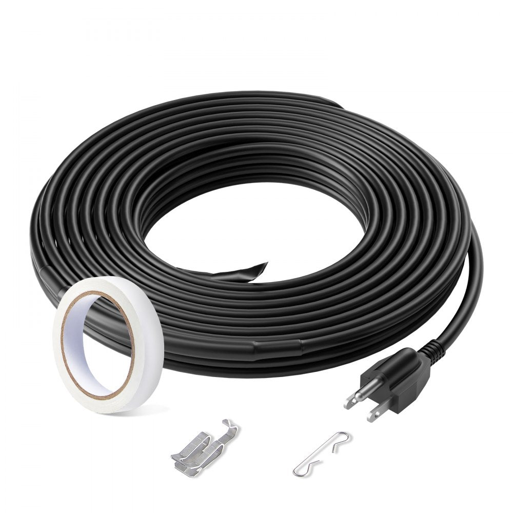 ETR series (5W/FT) - 12FT Self-Regulating Heating Cable for Winter Protection