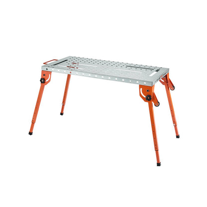 500lb - Foldable 44" x 21" Welding Table with Adjustable Height