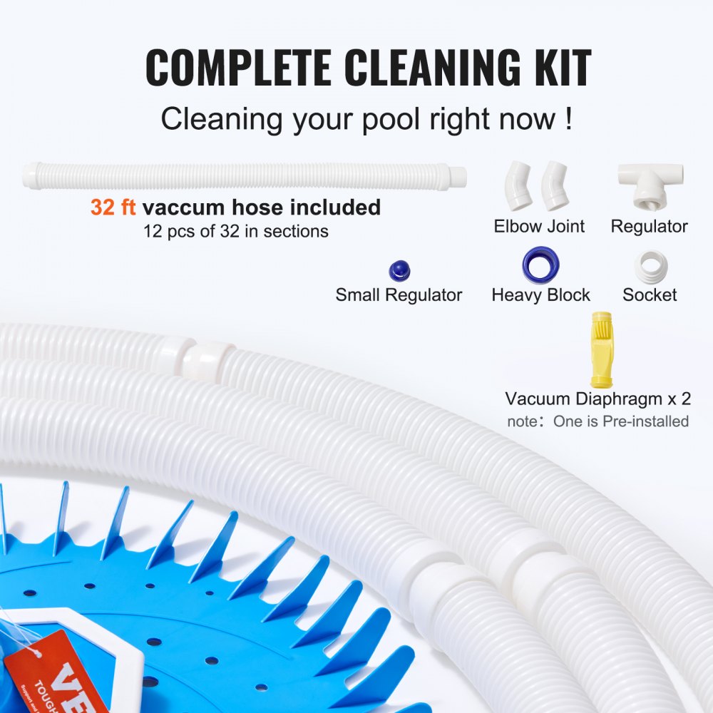 1815BX-80CM - Quiet Automatic Pool Cleaner for Above & In-Ground Pools