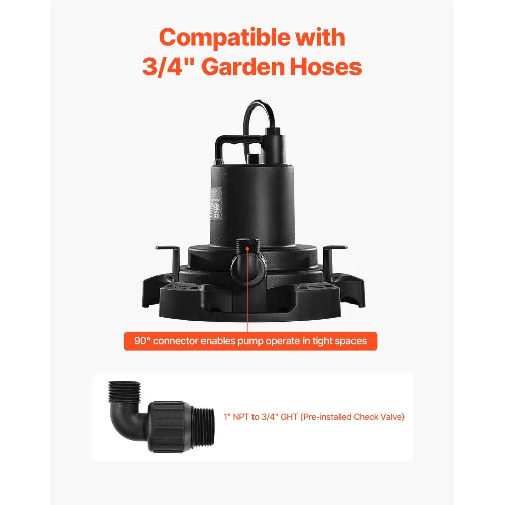 ZX30200 - 1/2 HP Automatic Pool Cover Pump with 25ft Cord