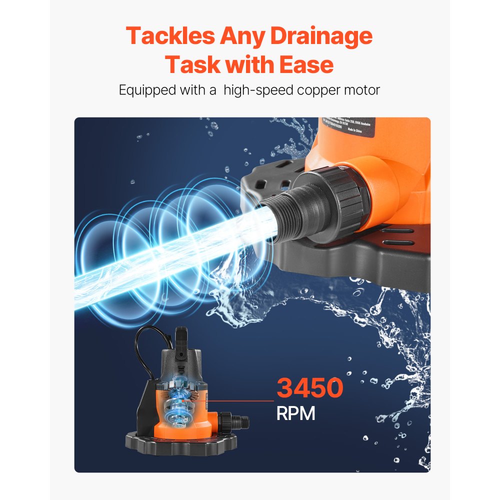 FSP31C-2 - 0.66 HP Automatic Pool Cover Pump with 25 ft Cord