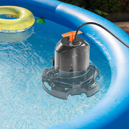 ZX30100 - Submersible Pool Cover Pump, 1/2 HP, 24 ft Lift, 25 ft Cord