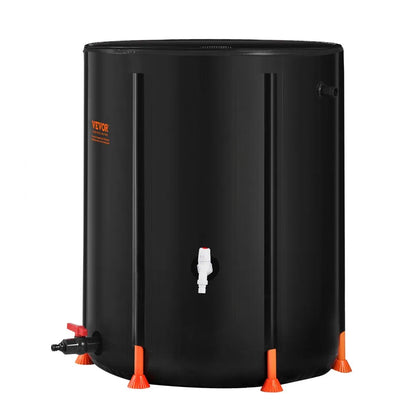BY-HT395L - 100 Gallon Collapsible PVC Rain Barrel with Overflow Kit