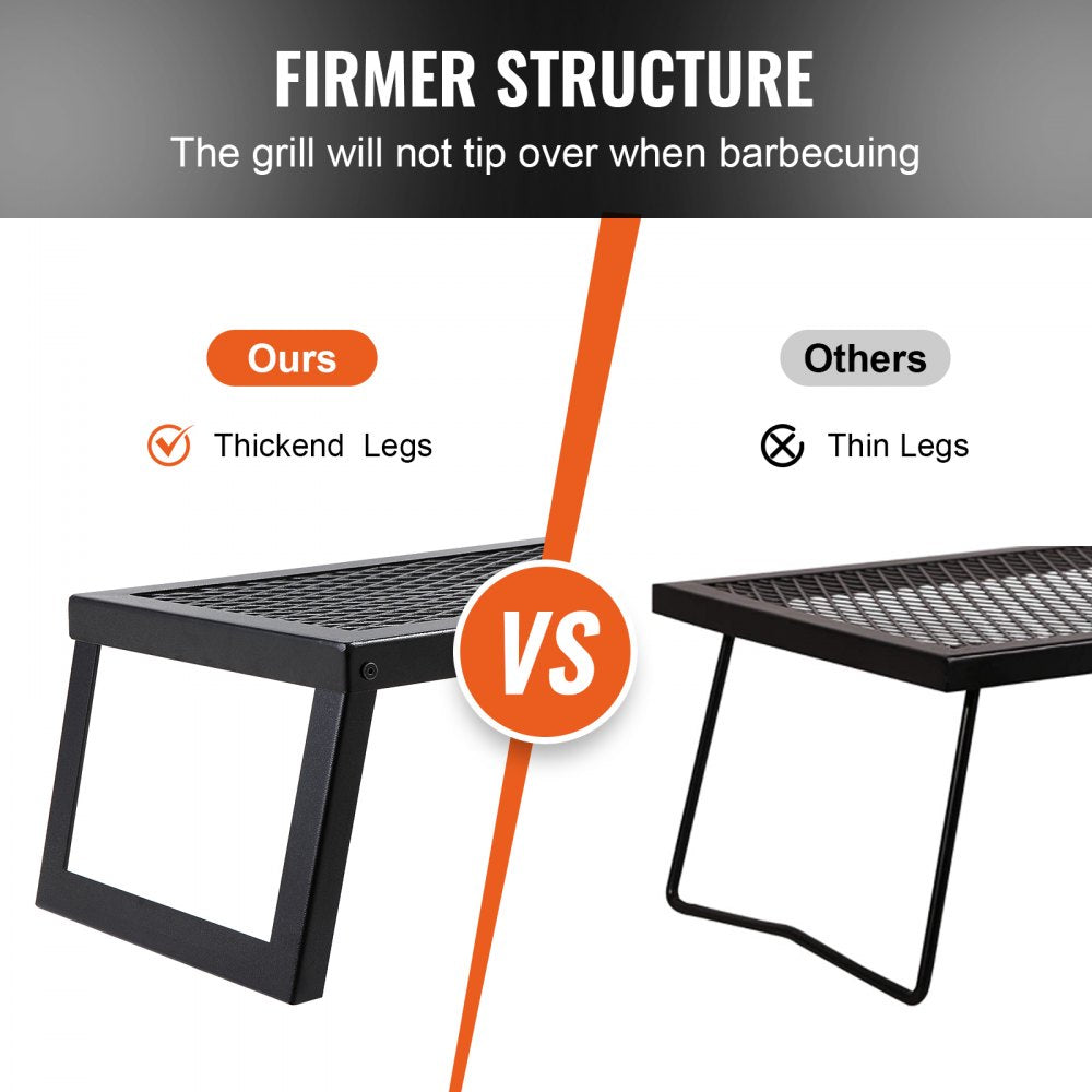 JY-ZDKJ-01 - 18" Heavy-Duty Folding Grill for Outdoor Cooking