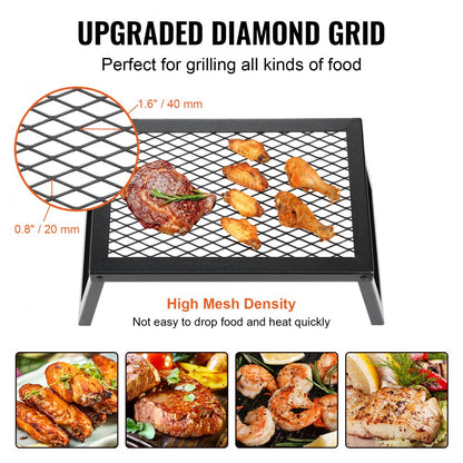 JY-ZDKJ-01 - 18" Heavy-Duty Folding Grill for Outdoor Cooking