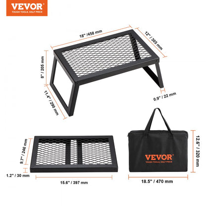 JY-ZDKJ-01 - 18" Heavy-Duty Folding Grill for Outdoor Cooking