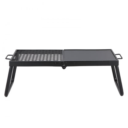 JY-ZDKJ-02 - Heavy-Duty 22.4" Folding Campfire Grill with Adjustable Height