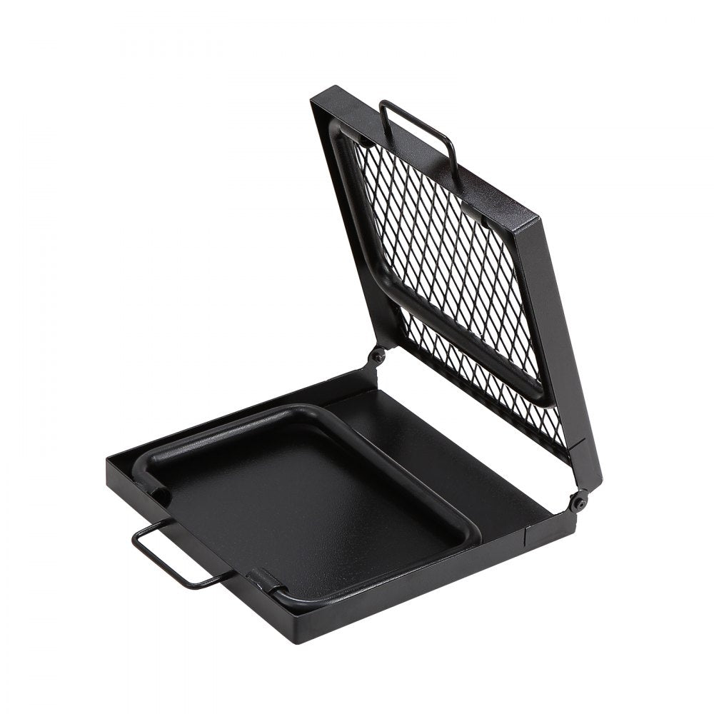 JY-ZDKJ-02 - Heavy-Duty 22.4" Folding Campfire Grill with Adjustable Height