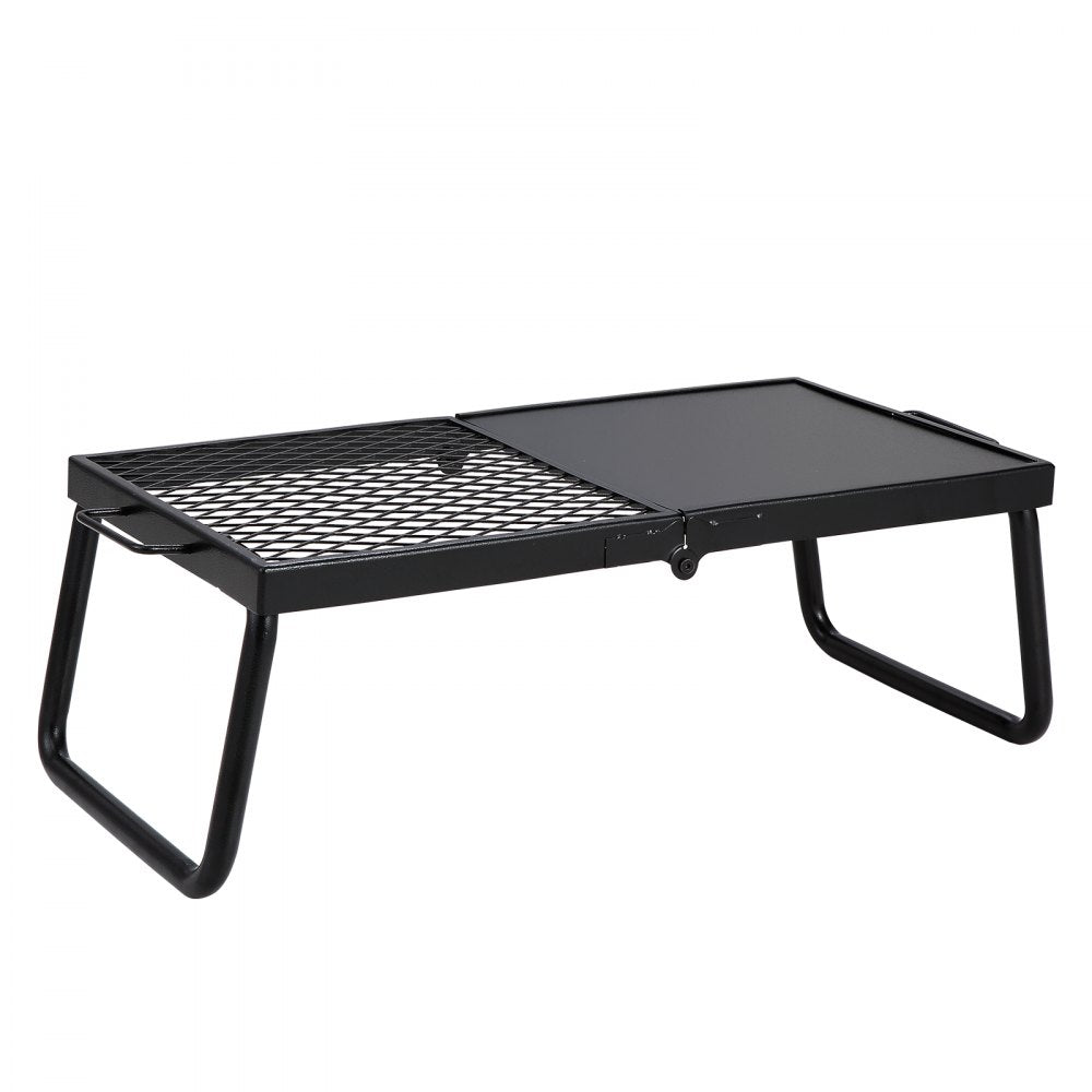 JY-ZDKJ-02 - Heavy-Duty 22.4" Folding Campfire Grill with Adjustable Height