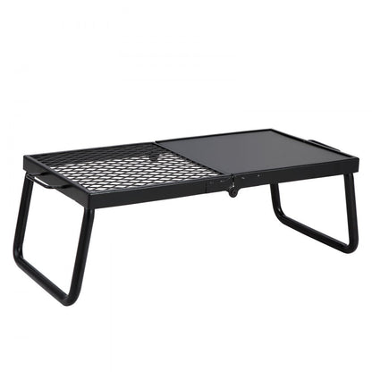 JY-ZDKJ-02 - Heavy-Duty 22.4" Folding Campfire Grill with Adjustable Height