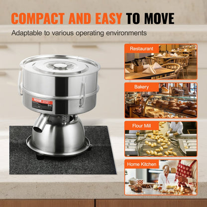 YF005 - Durable Stainless Steel Electric Sieve Shaker for Fine Sieving