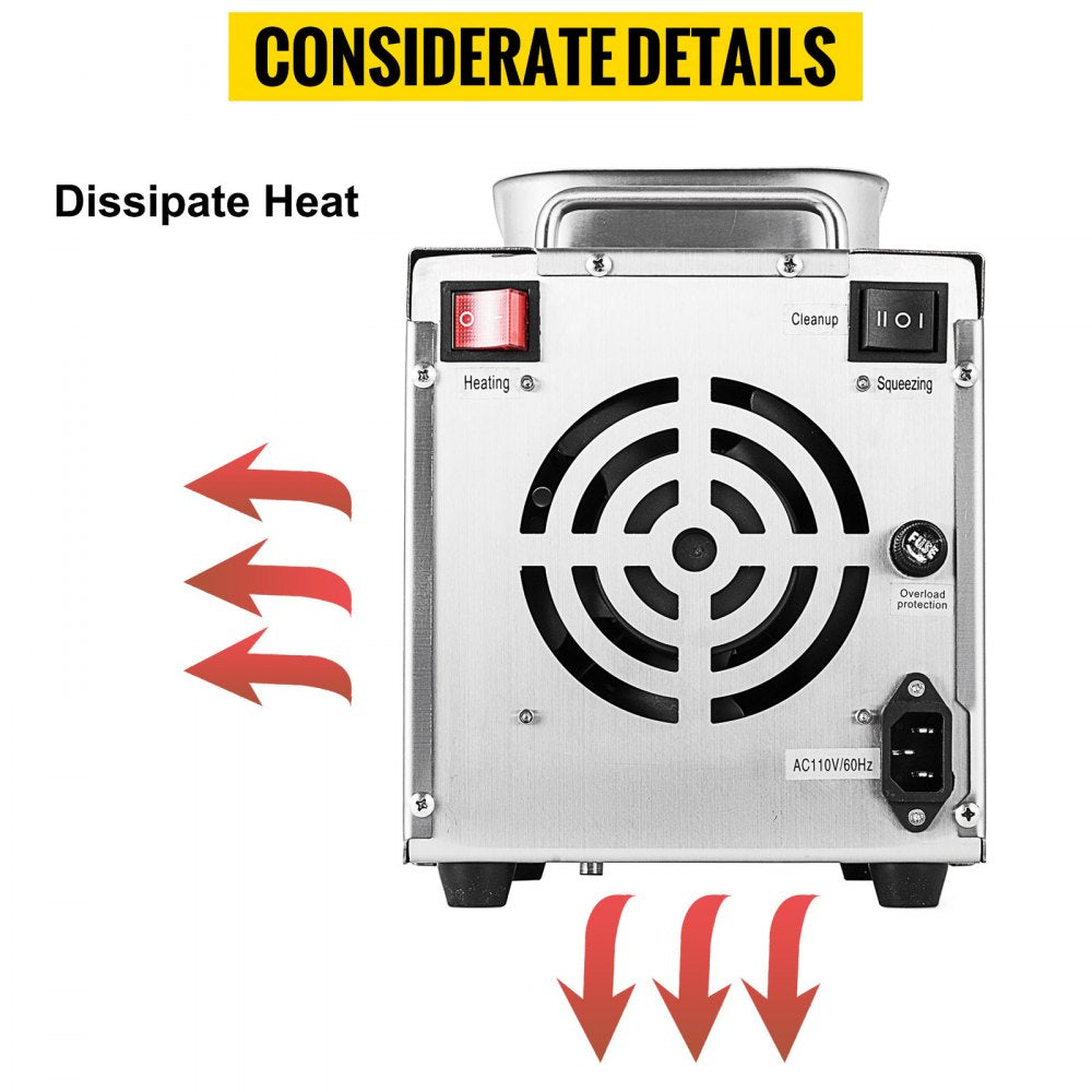 010155173329 - VEVOR 750W Oil Press Machine for Efficient Seed and Nut Extraction