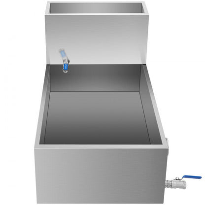 010205048453 - 30x16 Stainless Steel Maple Syrup Evaporator Pan with Valves