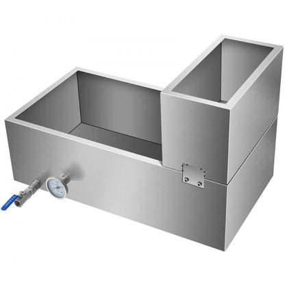 010205048453 - 30x16 Stainless Steel Maple Syrup Evaporator Pan with Valves