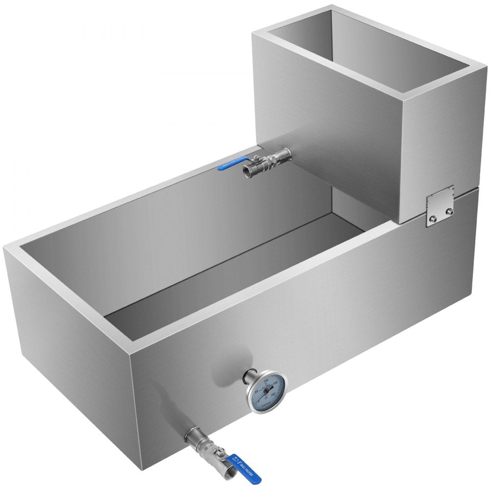 010205048453 - 30x16 Stainless Steel Maple Syrup Evaporator Pan with Valves