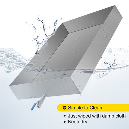 010907359172 - 36x24x6 Inch Stainless Steel Maple Syrup Evaporator Pan