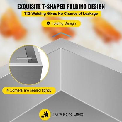 010106619542 - 2'x2' Food-Grade Stainless Steel Maple Syrup Pan with Valve