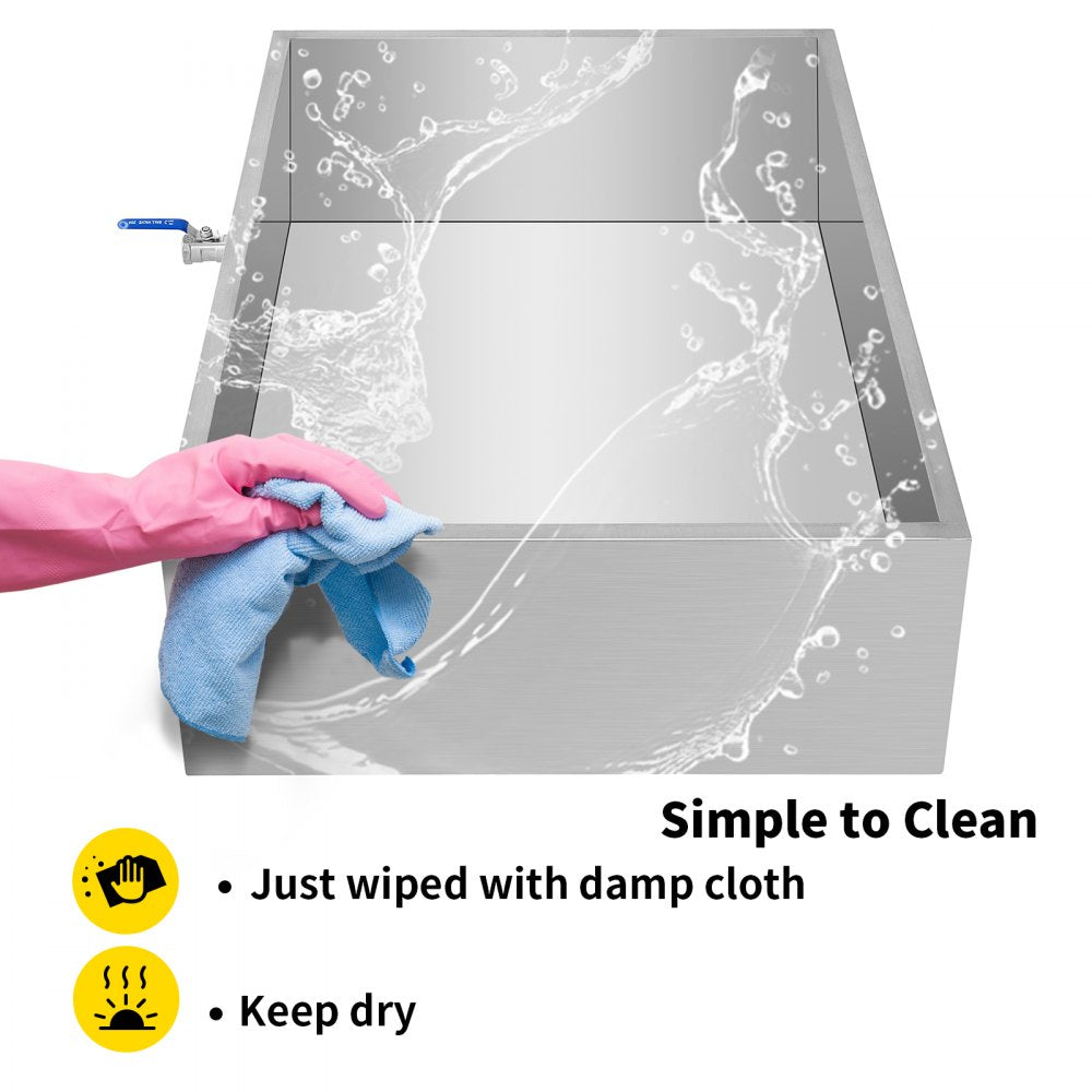 010784634692 - 36x24x9.5 Inch Durable Stainless Steel Maple Syrup Pan