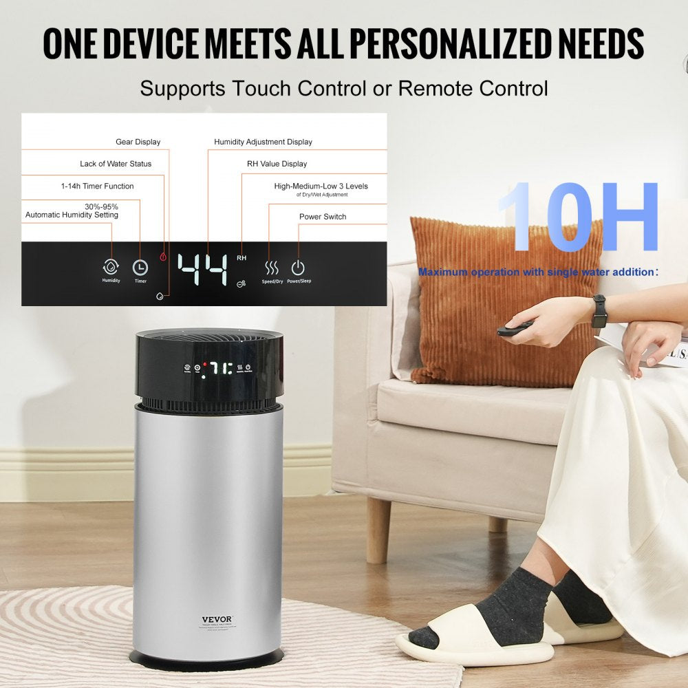 BZT-242 - 10L VEVOR Humidifier for Up to 270 sqft with Air Purification