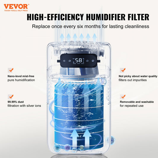BZT-234 - 5L VEVOR Humidifier with Remote Control and Timer