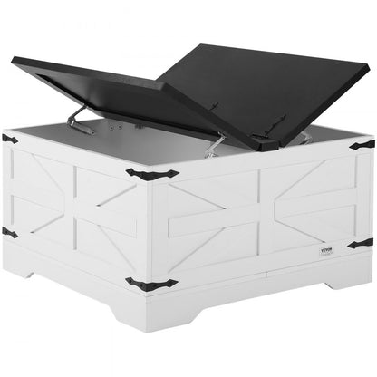KLLT-03 - 31.5" Modern Flip-Top Coffee Table with Storage Solutions