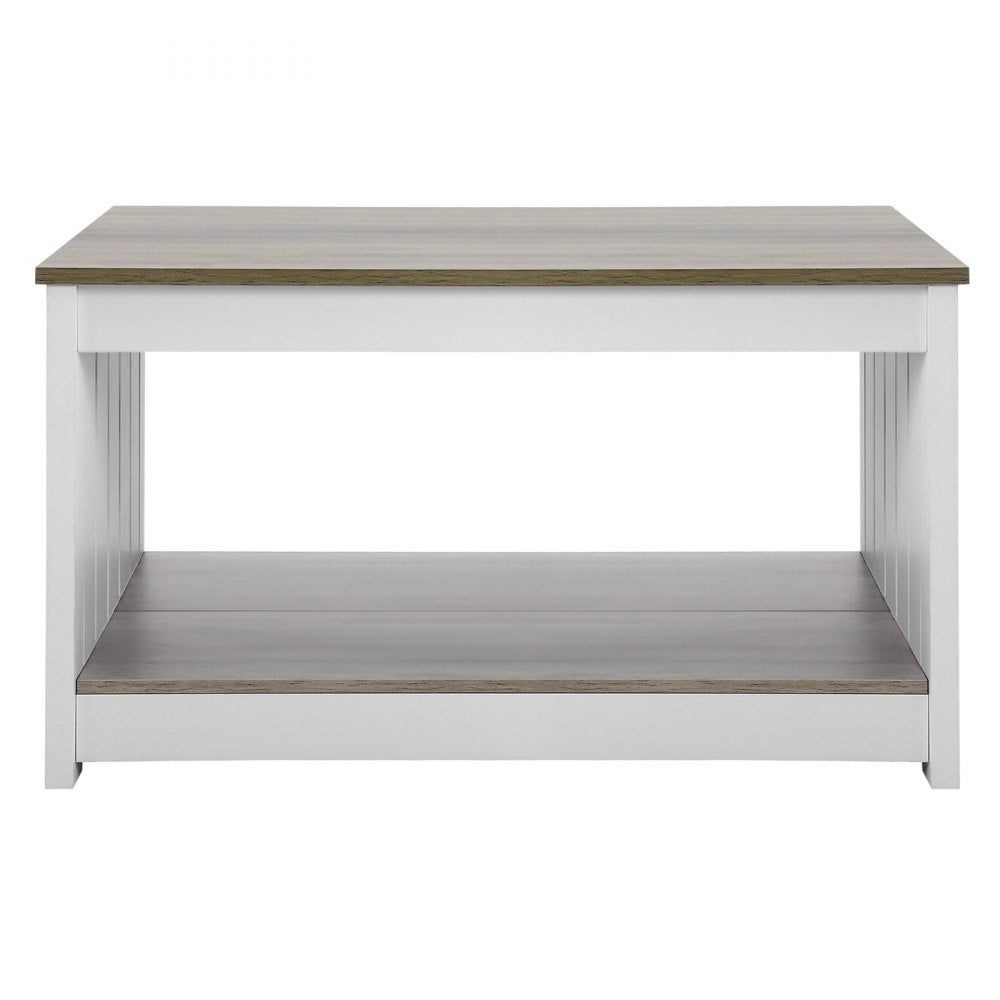 KLLT-01 - 31.5" Flip-Top Farmhouse Coffee Table with Storage