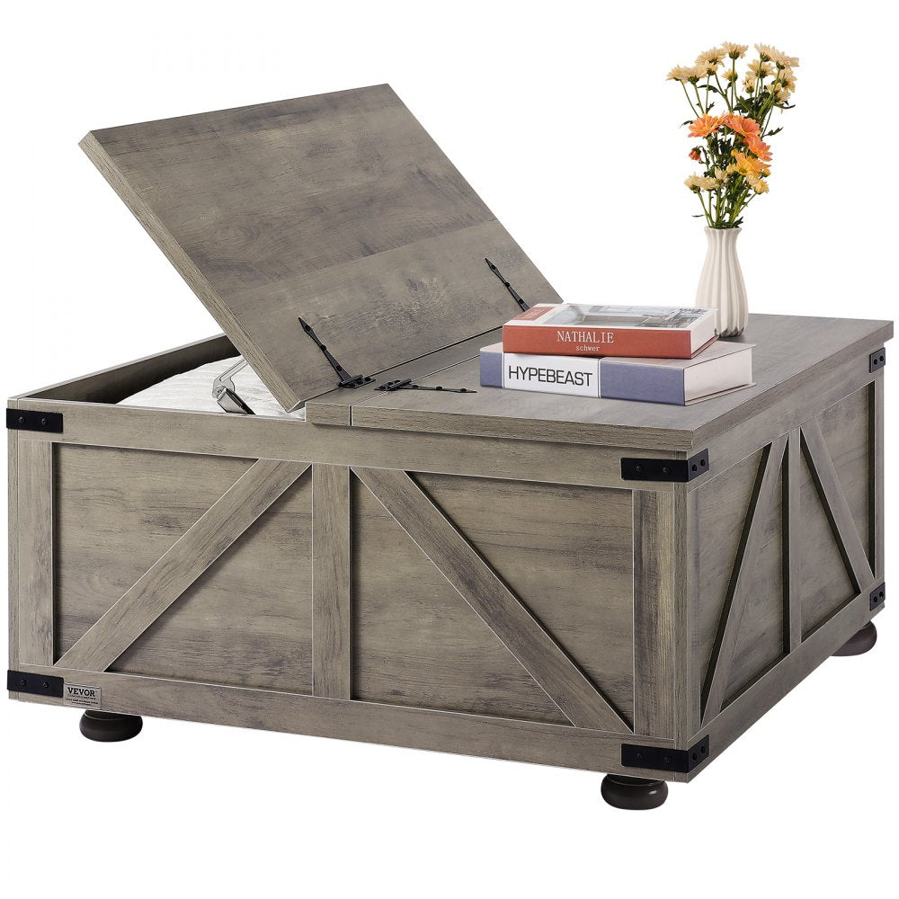 KLLT-06 - 36" VEVOR Flip-Top Coffee Table with Storage and Style