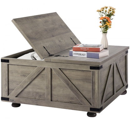 KLLT-06 - 36" VEVOR Flip-Top Coffee Table with Storage and Style