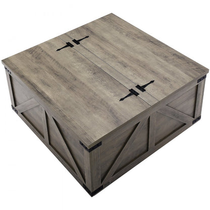 KLLT-06 - 36" VEVOR Flip-Top Coffee Table with Storage and Style