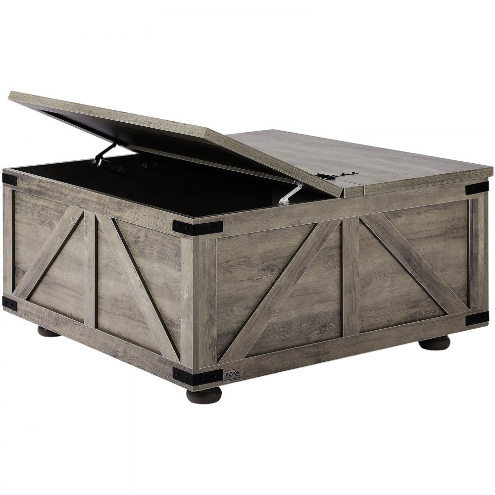 KLLT-06 - 36" VEVOR Flip-Top Coffee Table with Storage and Style