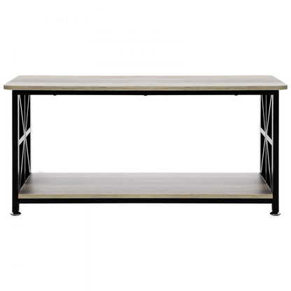 KLLT-07 - 40" Flip-Top Farmhouse Coffee Table with Ample Storage