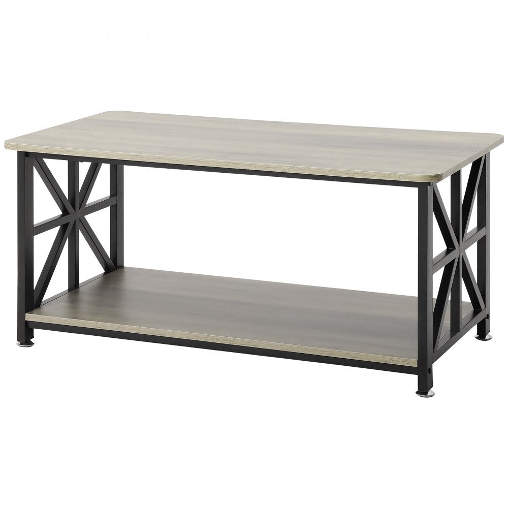 KLLT-07 - 40" Flip-Top Farmhouse Coffee Table with Ample Storage