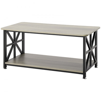 KLLT-07 - 40" Flip-Top Farmhouse Coffee Table with Ample Storage