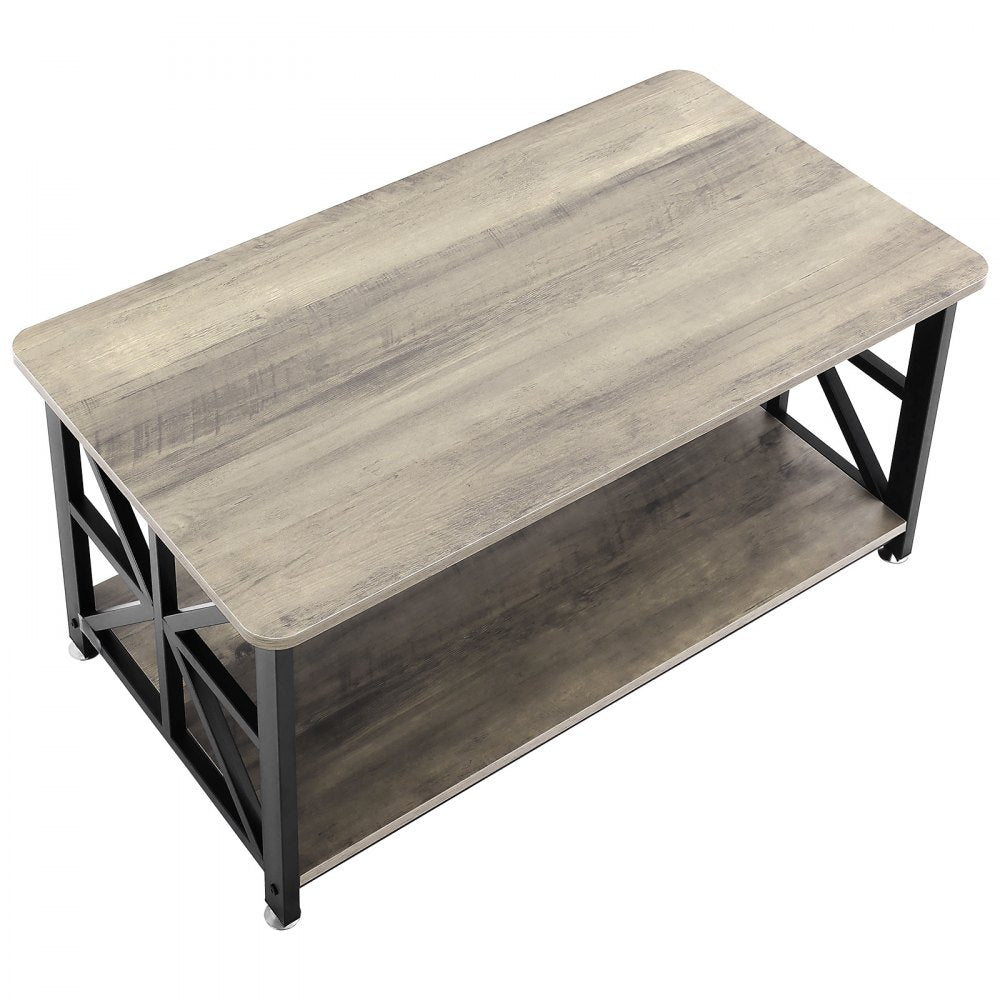 KLLT-07 - 40" Flip-Top Farmhouse Coffee Table with Ample Storage