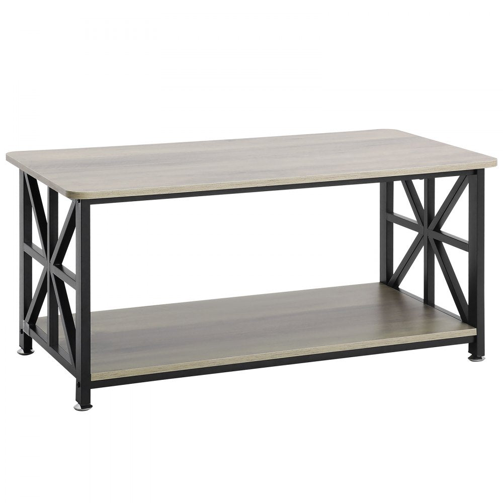 KLLT-07 - 40" Flip-Top Farmhouse Coffee Table with Ample Storage